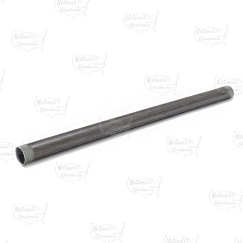 2" x 24" Black Pipe Nipple