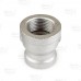 3/4" x 1/2" 304 Stainless Steel Reducing Coupling, FNPT threaded