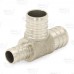 3/4" PEX x 1/2" x 3/4" PEX 304 St. Steel Reducing Tee (Lead-Free)..