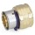 3/4" PEX Press x 3/4" Female Threaded Adapter, Lead-Free Bronze