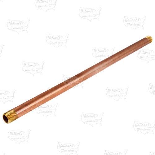 1/2" x 18" Brass Pipe Nipple