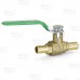 1/2” PEX Brass Ball Valve w/ Waste Outlet, Full Port (Lead-Free)