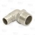 3/4" PEX x 3/4" Male Threaded Elbow, 304 St. Steel (Lead-Free)