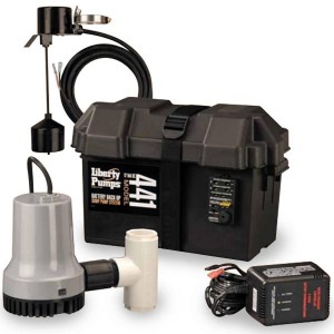 12V Battery Back-Up Sump Pump System w/ Alarm