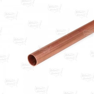 1/2" x 2ft Straight Copper Pipe, Type M