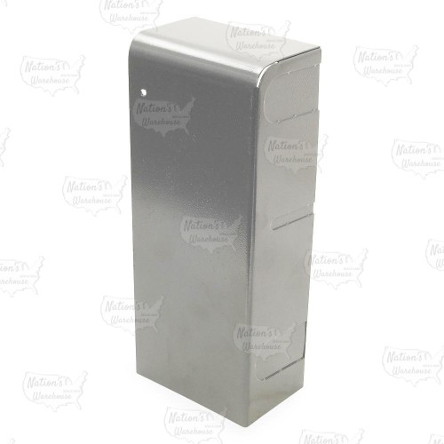 4" Right End Cap for Cast Iron Baseboard..
