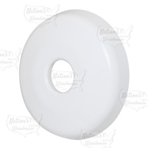 1/2" CTS White Plastic Escutcheons for 1/2" PEX, Copper (25/bag) 