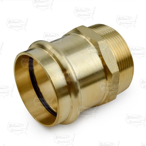 2" Press x Male Threaded Adapter, Imported