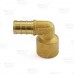 1/2” PEX x 1/2” Copper Pipe Elbow, Lead-Free