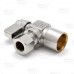 1/2” Sweat x 3/8” OD Compression Angle Stop Valve, Lead-Free 